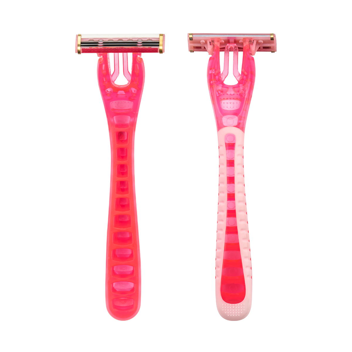 CX-T42-K Sweden Stainless Steel 3 Blades Plastic Rubber Handle Shaving Razor