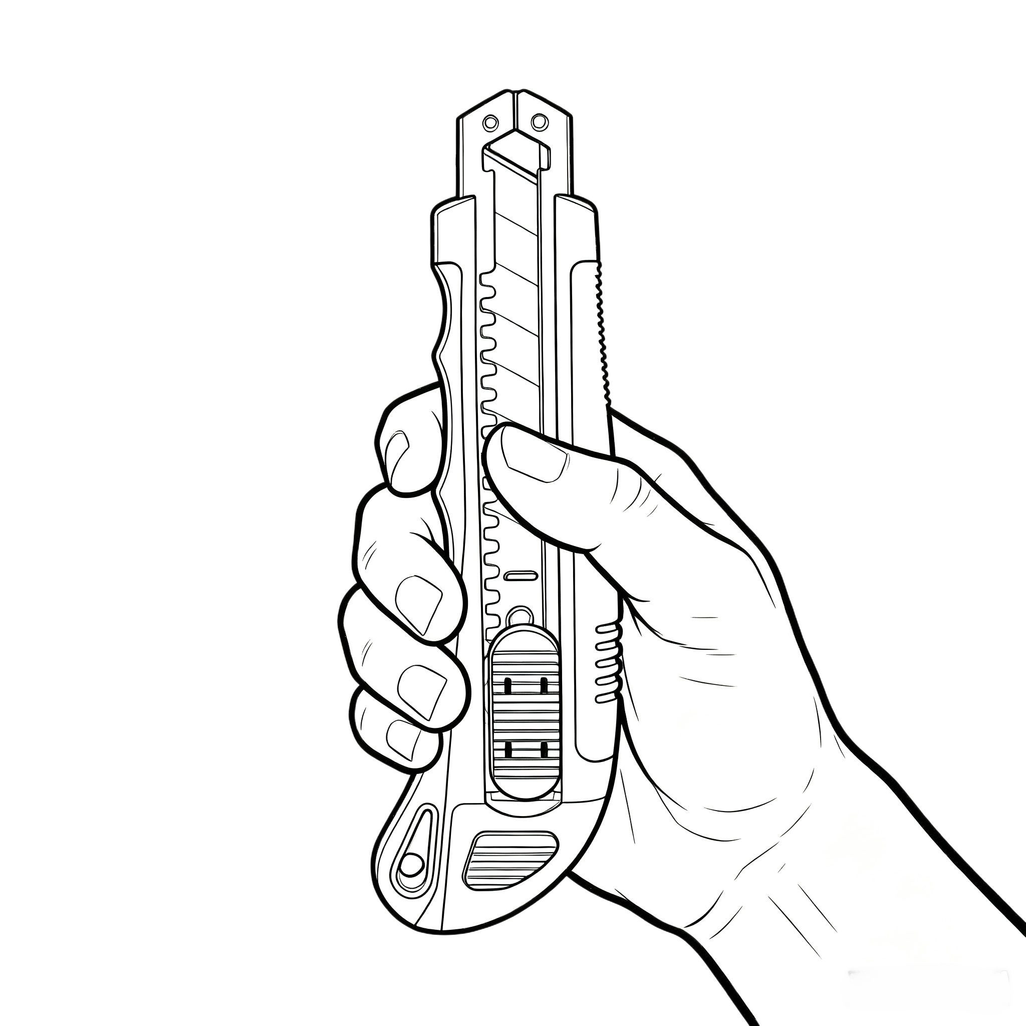 CX-707 ergonomic rubber and TPR grip zones